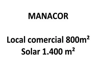 Venta Locales Manacor